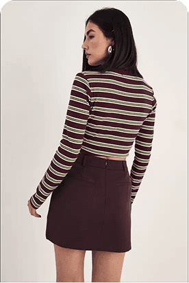 Faux Leather Trouser