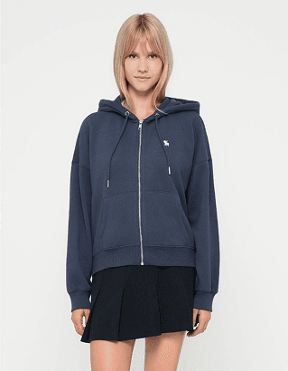 Zip-up sweatshirt